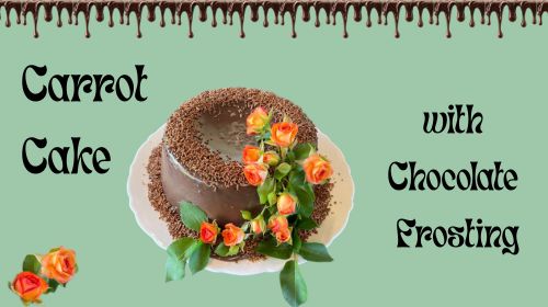 birthday cake decorated with flowers